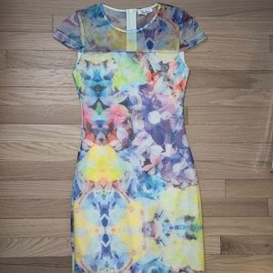 Parker watercolor dress